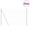 vidaXL Steber ograje. srebrna 25 x 1,4 m (25 mm mreža) Jeklo