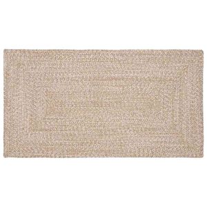 vidaXL Preproga za območje Naravna in bela 60 x 110 cm Juta