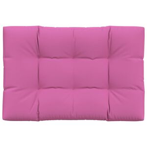 vidaXL Blazina za kavč iz palet roza 120x80x12 cm blago