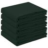 vidaXL Klobučevina za mizo 5 kos Temno zelena 140 x 180 cm Poliester