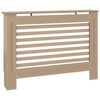 vidaXL Pokrov za radiator 112x19x81,5 cm mediapan