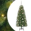 vidaXL Umestno božično drevo Zelena 150 cm PE in PVC