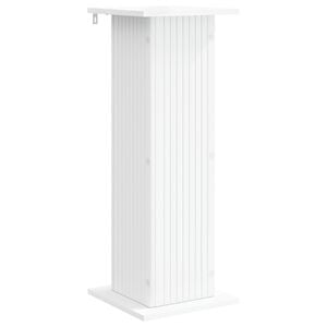 vidaXL Stojalo za rastline Bela 30,5 x 30 x 80,5 cm Inženirski les