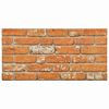 vidaXL Stenske plo&scaron;če 10 pcs Opeka 100 x 50 cm EPS pena