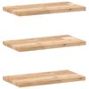 vidaXL Viseče police 3 kosi 60x20x2 cm neobdelan masiven les akacije