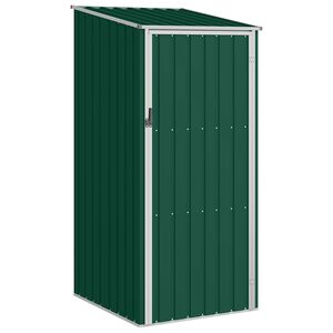vidaXL Vrtna lopa zelena 87x98x159 cm pocinkano jeklo