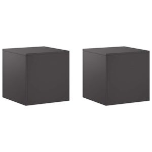 vidaXL Stojalo za rastline 2 pcs Črna 40 x 40 x 40 cm Jeklo