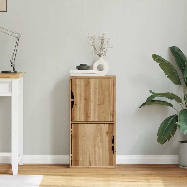 vidaXL Stranska omarica "ODDA" 40x24x79 cm Masivni les borovega lesa