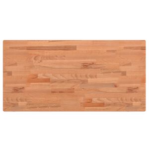 vidaXL Mizna plo&scaron;ča 80x40x1,5 cm pravokotna trdna bukovina