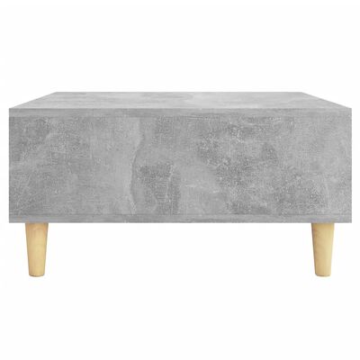 vidaXL Klubska mizica betonsko siva 60x60x30 cm iverna plošča