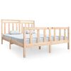 vidaXL Posteljni okvir 150x200 cm trdnega lesa