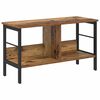 vidaXL Knjižna polica 2 nivojev 82 x 32 x 47 cm Inženirski les