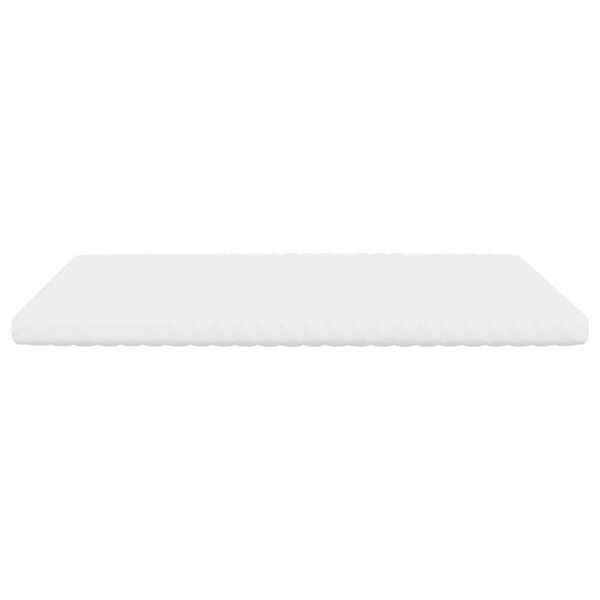 vidaXL Vzmetnica iz pene bela 200x210 cm 7-conska trdota 20 ILD