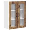 vidaXL Stenski stekleni omarica PORTO Star les 60 x 31 x 80 cm