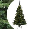 vidaXL Umetna božična jelka z bučko 120 cm 150 LED Toplo bela