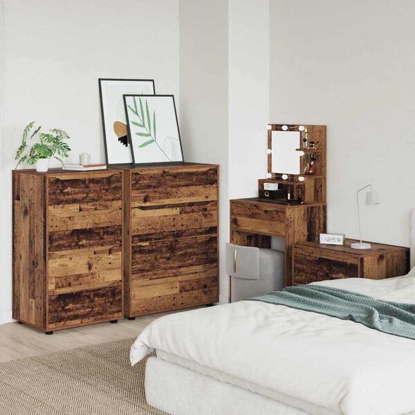 vidaXL Omare za shranjevanje 2 pcs Star les 60 x 48 x 105 cm