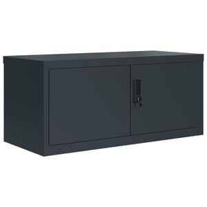 vidaXL Arhivska omara antracitna 90x40x40 cm jeklo