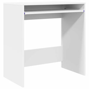 vidaXL Miza Bela Inženirski les 77.5 x 43 x 79 cm