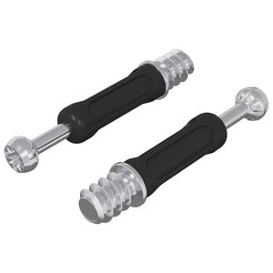vidaXL Vijak za kam zaklep 2 pcs Srebro in črno M6 x 40 mm