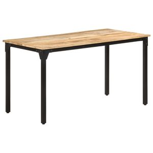 vidaXL Jedilna miza 140x70x76 cm robusten mangov les