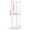 vidaXL Vrata za skedenj CORONA 80x210 cm masivni les bor