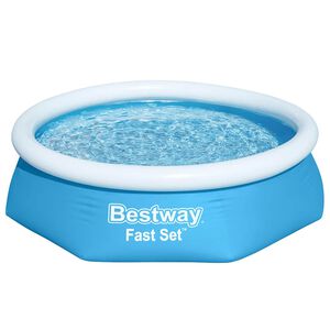 Bestway Napihljiv bazen Fast Set okrogel 244x61 cm 57265