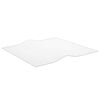 vidaXL Zaščita za mizo mat 70x70 cm 1,6 mm PVC
