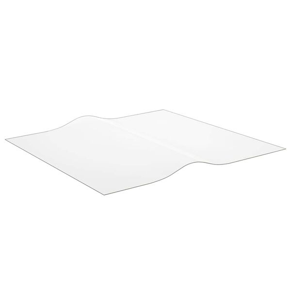 vidaXL Zaščita za mizo mat 70x70 cm 1,6 mm PVC