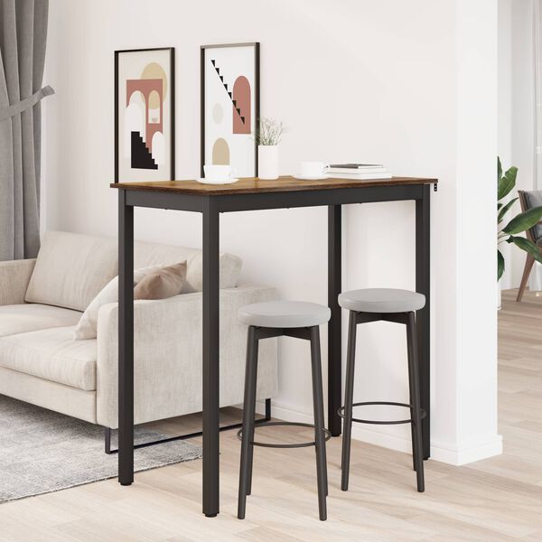 vidaXL Jedilne mize Konstruiran les