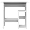 vidaXL Pisalna miza bela 80x45x74 cm iverna plo&scaron;ča