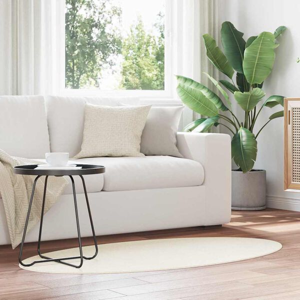 vidaXL Preproge za povr&scaron;ine HUARTE krema 150 x 80 cm 100% poliester