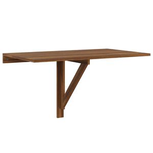 vidaXL Zložljiva stenska miza rjav hrast 100x60x56 cm inženirski les