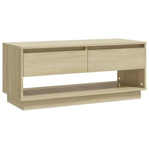 vidaXL TV omarica sonoma hrast 102x41x44 cm iverna plo&scaron;ča