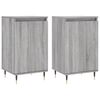 vidaXL Komoda 2 kosa siva sonoma 40x35x70 cm inženirski les