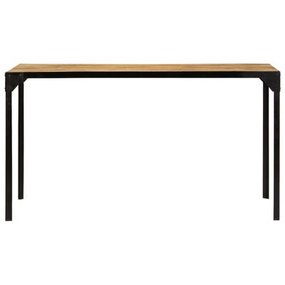 vidaXL Jedilna miza iz trdnega mangovega lesa 140x80x76 cm