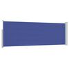 vidaXL Zložljiva stranska tenda za teraso 100x300 cm modra