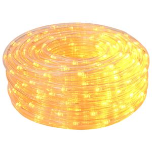 vidaXL Božična LED svetlobna cev 240 LED Rumena in 10 m
