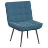 vidaXL Sprostitveni stol Blue 64x74x84 cm Velvet
