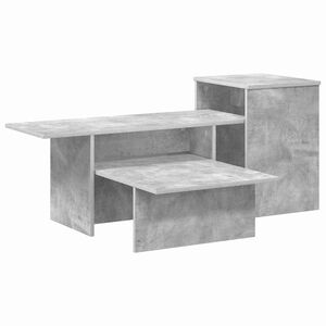 vidaXL Konzolna miza Betonsko siva 91,5 x 35 x 38,5 cm Inženirski les