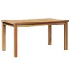 vidaXL Klubska miza Rjava 90 x 50 x 45,5 cm Trden tikov les