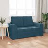 vidaXL Sofa postelja 60cm Modra Žamet