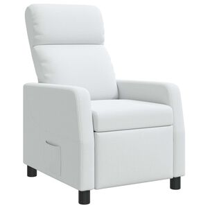 vidaXL Naslanjač Bela Blago