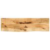 vidaXL Mizna plo&scaron;?a 100x20x3,8cm naraven rob trden robusten mangov les