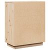 vidaXL Komoda 60x34x75 cm trdna borovina
