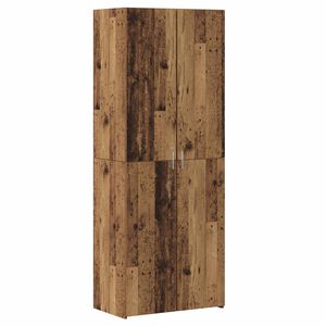 vidaXL Visok predalnik Star les 70 x 42,5 x 185 cm