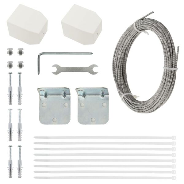 vidaXL Balkonsko platno modro 100x240 cm tkanina Oxford