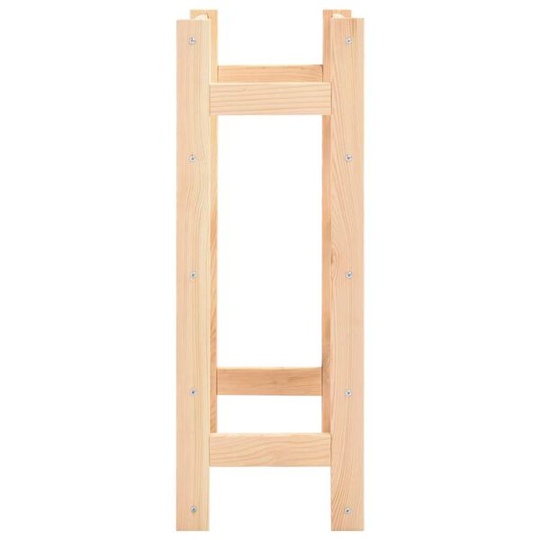 vidaXL Stojalo za vino za 20 steklenic borovina