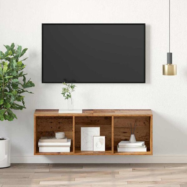 vidaXL Komplet TV omaric Star les 37 x 37 x 107 cm Konstruiran les