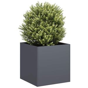 vidaXL Sadilnik antracit 40x40x40 cm Hladno valjano jeklo