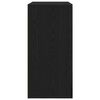 vidaXL Strani &scaron;al Črna Orehovina 79 x 38 x 80 cm Konstruiran les